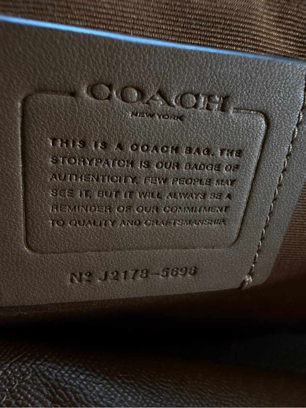 Coach Signature Canvas Tote, Like New! - Picture 4 of 5